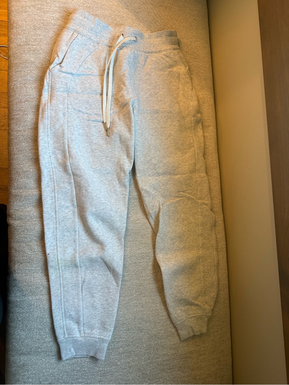 Lululemon Light Gray Scuba Sweatpants